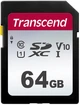 Карта памяти Transcend 300S SDXC 64GB Class 10 UHS-I U1 V10 (TS64GSDC300S) - изображение 1