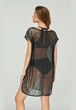 Пляжная туника сетка Marc & Andre CU21-07-2112 One Size Черный - изображение 3