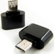 Адаптер Dengos Micro USB - USB Black (ADP-008) - зображення 3
