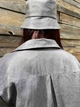 Лляна сукня - сорочка сіра XL - linen island (132149) - зображення 5