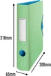 Папка-регистратор Leitz Active Urban Chic 180° A4 65мм Зеленая (1117-00-50) - изображение 4