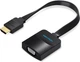Переходник Vention Flat HDMI-VGA, 0.2 м со звуком и питанием (ACKBB) (43387608) - изображение 1
