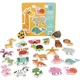 Деревянный пазл игра Животные Animals Puzzles 48 элементов - изображение 1