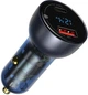 Адаптер автомобільний Baseus Particular Digital Display QC + PPS Dual Quick Charger 1USB / 1Type-C 5A / 65W QC / PD - зображення 1