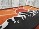 Картина деревянная 3д, 3d Рассвет в горах. Ручная работа. Картина покрыта натуральными морилками и лаком на водной основе. Экологически чистая. Размер 50 x 28 см - изображение 3