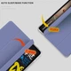 Силиконовый чехол обложка Transparent + Pencil Holder BBM1 для iPad Pro 11’’ 2018/2020/2021/2022 Серо-Фиолетовый - изображение 3
