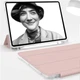Силиконовый чехол обложка Transparent + Pencil Holder BBM1 для iPad Pro 12.9’’ 2021/2022/Air 13" 2024(M2)/2025(M3)/2026(M4) Розовый - изображение 9