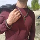 Комплект бижутерии мужской Steel Rage Silver 8мм - изображение 5