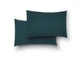 Наволочки Loftline Перкаль Teal 50х95 см, 2 шт - зображення 1