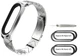 Ремешок MiJobs V-shape металлический для Xiaomi Mi Band 6/5/4/3 Silver (MJ5VMS004S) - изображение 2
