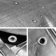 Тент садовый Tarpaulin 5х8 м 120 г/м² серебристый (T-120-5/8) - изображение 5
