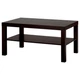 Журнальный стол IKEA Lack 90x55 см Черно-коричневый 401.042.94 - изображение 1