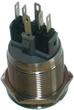 Кнопка антивандальная VJ Parts d25mm резьба 22mm h32mm 6 контактов индикация, арт.кн564 - изображение 2