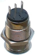 Кнопка антивандальная VJ Parts d18mm резьба 16mm h28mm 3 контакта, арт.кн522 - изображение 2