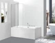 Стеклянная шторка для ванны AVKO Glass 542-2 120x140 Clear - изображение 1