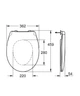 Инсталляция GROHE SOLIDO 5 в 1 39418000 с панелью Arena Cosmopolitan 38844000 хром + унитаз GROHE Bau Ceramic 39427000 + сиденье 39493000 Soft Close - изображение 15