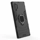 Чехол с подставкой Deexe Hybrid Case для Samsung Galaxy Note 10+ (N975) - Black - изображение 6