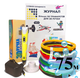 3D-ручка з Еко Пластиком 75м (15 кольорів) c Трафаретами з LCD екраном 3D Pen 2 Yellow Original - зображення 1