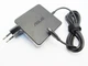Блок живлення Asus 65W 20V/3.25 A + 15V/3A + 12V/3A + 5V/2A, роз'єм USB type-C, квадратний, мережевий - зображення 1