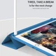 Силіконовий чохол обкладинка + Pencil Holder BBM1 для iPad 10.2" 2019/2020 Морський Синій - зображення 3