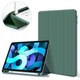 Силиконовый чехол обложка + Pencil Holder BBM1 для iPad Air 4 2020/Air 5 2022 10,9"/Air 11" 2024(M2)/2025(M3)/2026(M4) Темно-зеленый - изображение 6