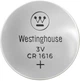Литиевая батарейка Westinghouse Lithium CR1616 5 шт (889554001653) - изображение 1