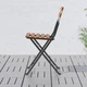 Садовий стілець IKEA (ІКЕА) TARNO складаний Чорний/Світло-коричневий 900.954.28 - зображення 2
