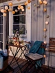 Садовий стілець IKEA (ІКЕА) TARNO складаний Чорний/Світло-коричневий 900.954.28 - зображення 6
