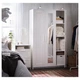 Гардероб IKEA BRIMNES с 3 дверцами 117x190 см белый (404.079.22) - зображення 6