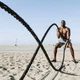 Канат для кросфіту 9 м (бойовий канат) Crossfit Battle Rope для тренування сили та витривалості (MS3249-1) - зображення 4