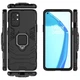 Чехол с подставкой Deexe Hybrid Case для OnePlus 9R - Black - изображение 2