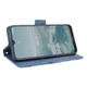 Чехол-книжка с кармашками Deexe Wallet Stand для Nokia G10 / G20 - Blue - изображение 5