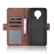 Чохол-книжка з кишеньками Deexe Wallet Stand для Nokia G10 / G20 - Brown - зображення 7