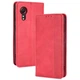 Чехол-книжка Deexe Retro Style для Samsung Galaxy Xcover 5 (G525) - Red - изображение 1