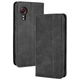Чехол-книжка Deexe Retro Style для Samsung Galaxy Xcover 5 (G525) - Black - изображение 1