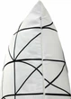Декоративна подушка Kayoom Kennedy White/Black 45х45 см - зображення 2