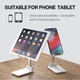 Складная подставка держатель для телефона, планшета Mobile Holder White - изображение 4