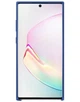 Оригинальный Защитный силиконовый чехол бампер накладка Silicone Cover для Samsung Galaxy Note 10+ N975 EF-PN975TLEGRU Blue - изображение 3