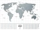 Скретч-карта світу 1DEA.me Travel Map Flags World (FW)) ENG 80*60 см - изображение 2