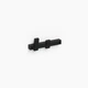 Вешалка настенная деревянная на 2 крючка Pab.objects Fence x2 old Черная 19см (pab0042) - изображение 2