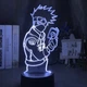 Настільний світильник-нічник Какаші Хатаке читає - Naruto настільна 3D Лампа PUBG16 Квітів (12784) - зображення 3