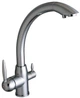Смеситель для кухни Globus Lux LAZER GLLR-0777 St Steel комбинированный - изображение 1