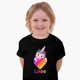 Детская футболка Лайк Единорог (Likee Unicorn) (25186-1597) 122-128 см Хлопок Черный - изображение 4