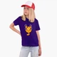 Детская футболка Гарфилд (Garfield) (25186-1944) 158-164 см Хлопок Фиолетовый - изображение 3