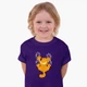Детская футболка Гарфилд (Garfield) (25186-1944) 158-164 см Хлопок Фиолетовый - изображение 4