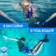 Спортивные ласты для плаванья VelaSport Starfish (38/39) для дайвинга, снорклинга, бассейна, подводной охоты с Закрытой пяткой Детские и взрослые White - изображение 4