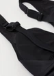 Купальник слитный с моделирующим эффектом для женщины H&M 0811777 34,XS Черный - изображение 4