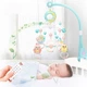 Музыкальный мобиль на кроватку Baby Bell Moon 3 в 1 с ночником, проектором и пультом управления голубой - изображение 5
