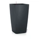 Розумний горщик Lechuza Cubico Color 40 квадратний 31л 40 x 76 см Сірий - зображення 1