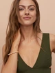 Верхняя часть купальника женская H&M 0689005-009 42 Зеленая (CA2000001841075) - изображение 1